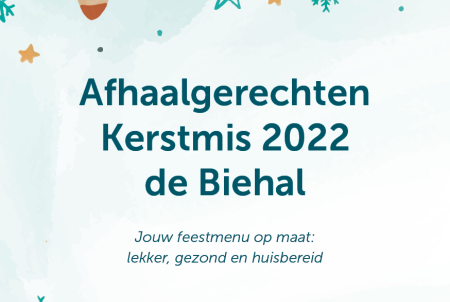 Afhaalmenu Kerstmis 2022 de Biehal